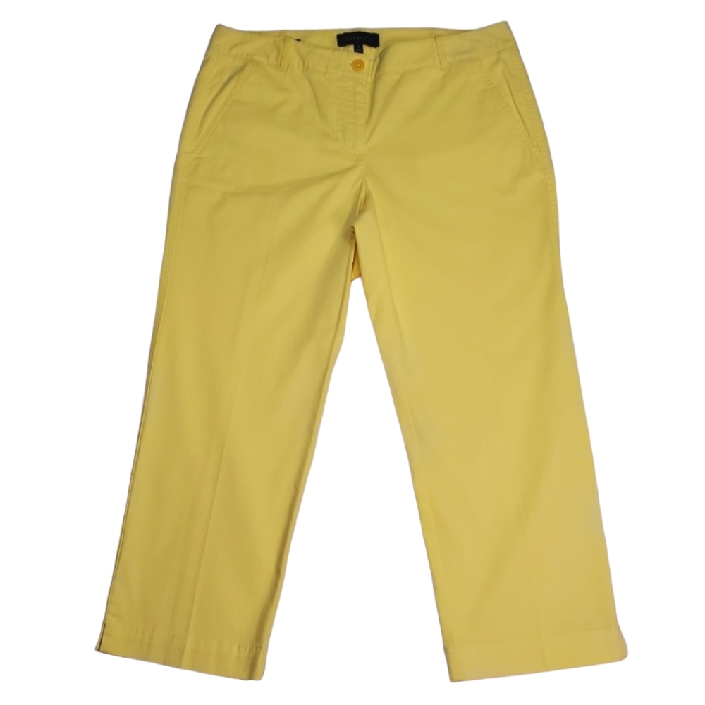 Talbots Yellow Capris - Picture 2 of 8